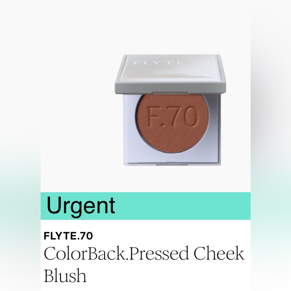 FLYTE.70 
ColorBack Pressed Cheek Blush - Urgent
NWT